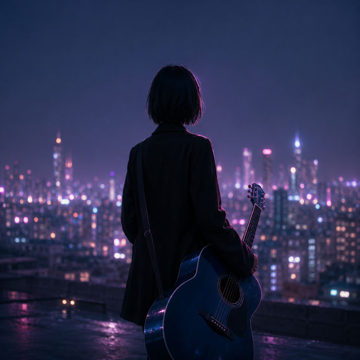 シングル『ネオンの涙』のジャケット